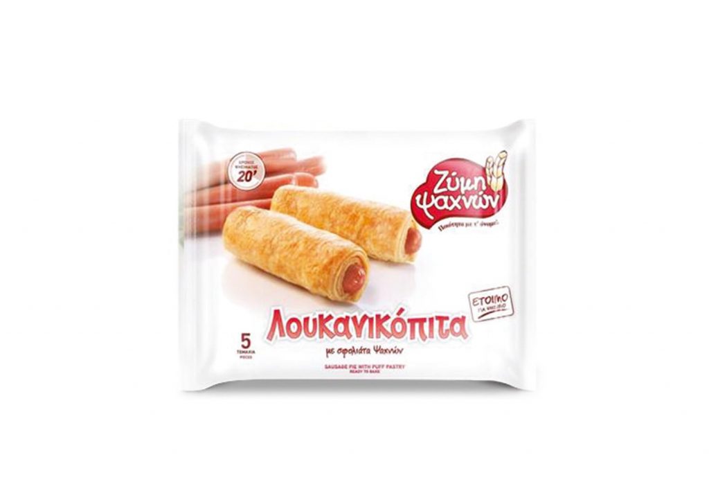 ΛΟΥΚΑΝΙΚΟΠΙΤΑ ΜΕ ΦΥΛΛΟ ΣΦΟΛΙΑΤΑΣ 5 ΤΕΜ.130γρ.