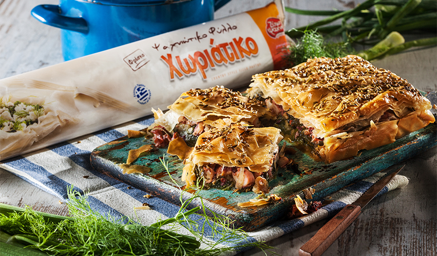 Χταποδόπιτα με Αρωματικά Χόρτα και Φινόκιο